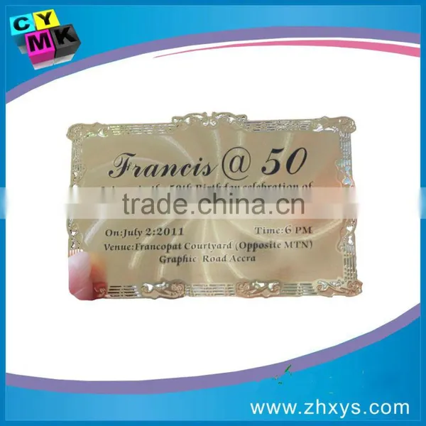 Low Price Customized Nice Printed Metal Business Card