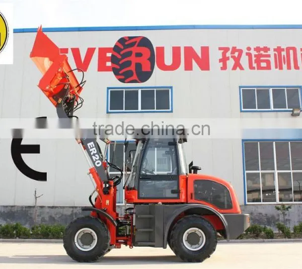 Everun Machinery ER20 Front End Compact Wheel Loader With Adjustable Steering Wheel photo-5