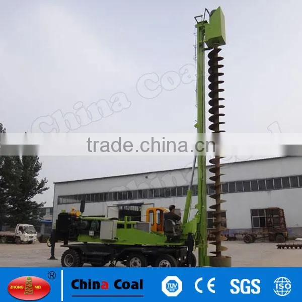 Rotary Bore Pile Drilling Rig / Screw Pile Driver / Hydraulic Pile Driving Machine photo-3