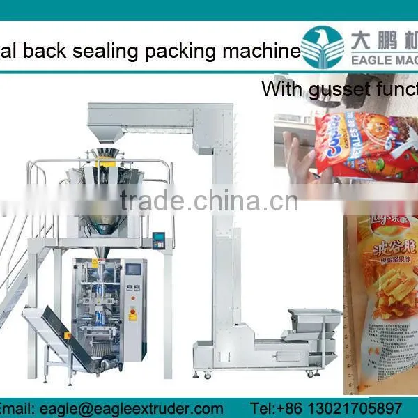 automatic large size Cheetos/Kurkure/Nik Nak/corn curls packing machine in china jinan