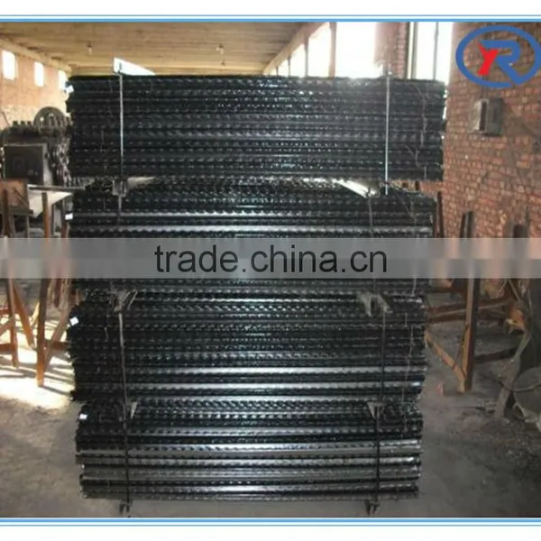 Black Painted Iron Fence Section photo-4