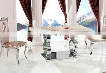 Hot Sale Stainless Steel Modern Dining Chair B406 photo-3