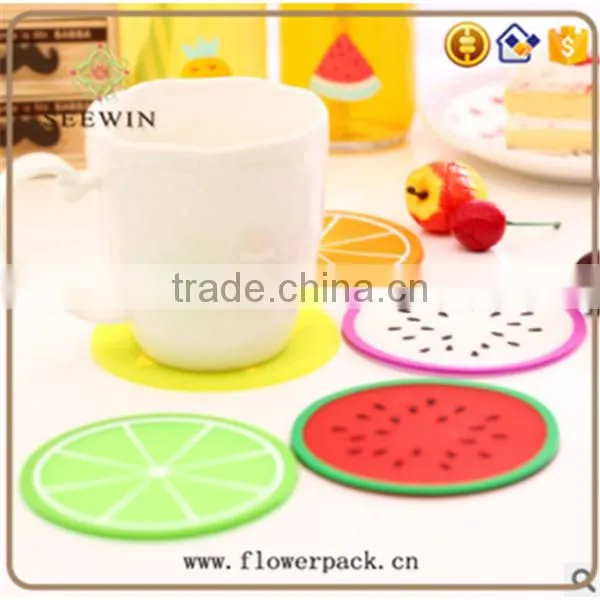 Silica Gel Suction Cute Cup Mat photo-3