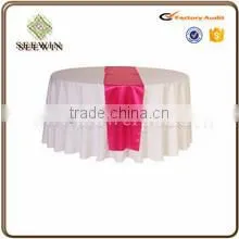 Popular Soft Quilt Satin Table Runner for Wedding Decoration photo-4