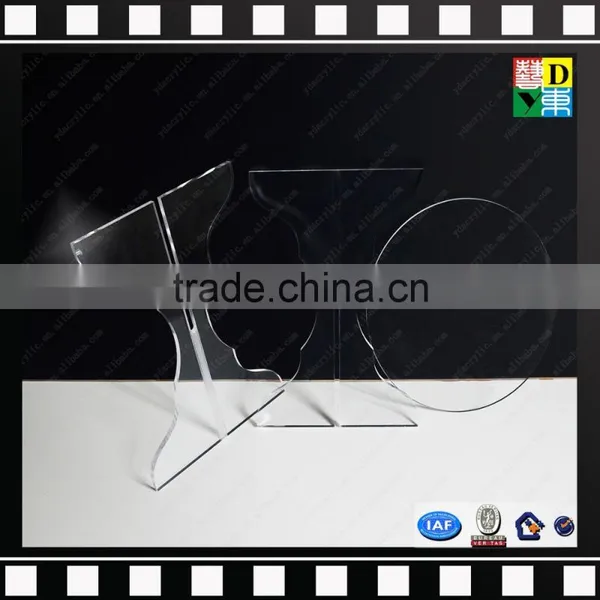 Round PMMA Furniture Tables Transparent Acrylic Coffee Table From Shenzhen Yidong photo-3