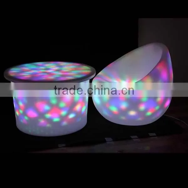 PE Remote Control Battery Operated LED Apple Bar Chair photo-3