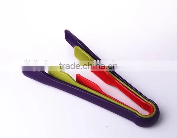 Kitchen Tool Multi Use BBQ Tongs Gadgets Dessert Serving Clip Set photo-5