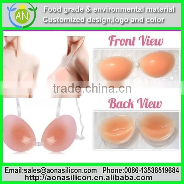 Original Looks Magic Invisible Inserts Padded Adhesive Sexy Silicone Bra for Breast Enhance photo-3