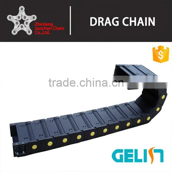 High Speed Cnc Cable Chain Flexible Plastic Electric Pipe Made in China Bridge Type Cable Wire Tracks Drag Chains photo-2