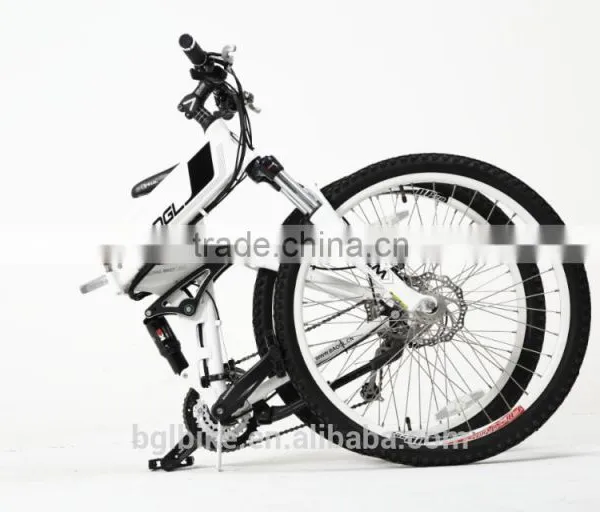 26'' Folding Electric Mountain Bicycle 36v 250w With Dual Suspension photo-5