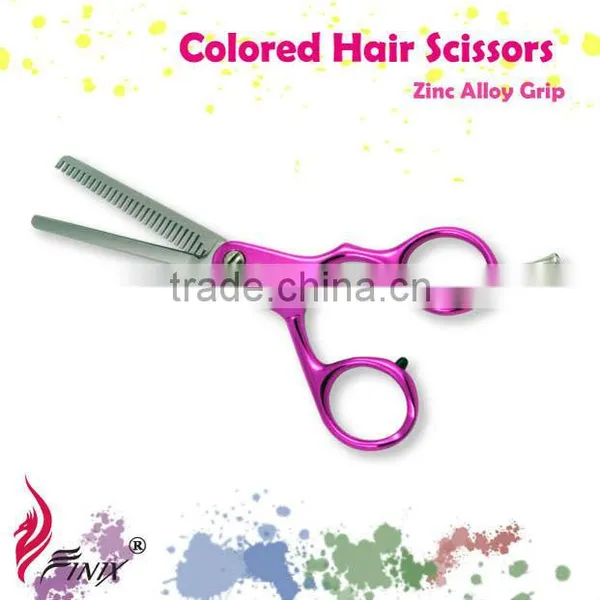 Zinc-Alloy Handled Customized Colored Hair Thinning Scissors photo-2