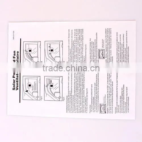 1W Solar Power Auto Cool Fan Air Vent photo-5