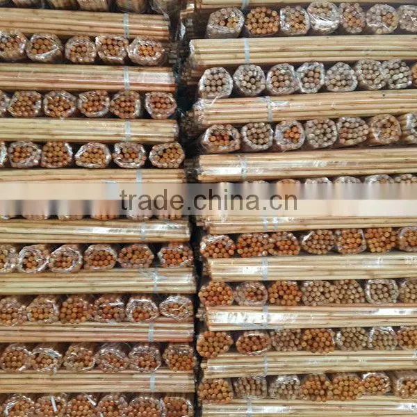 Lacquer Wooden Broom Handles With Screw and Straight Cut End photo-4