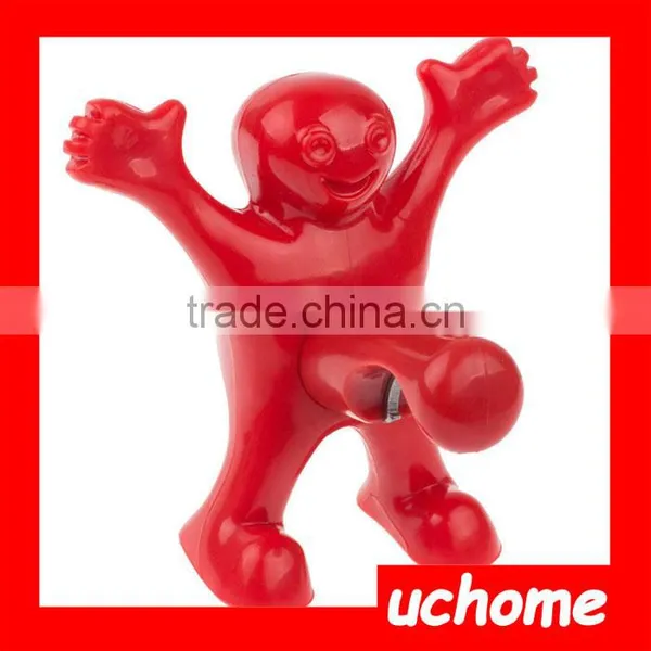 UCHOME2016 Best Selling Red Wine Bottle Stopper Human Body Happy Man Guy Wine Bottle Stopper photo-3