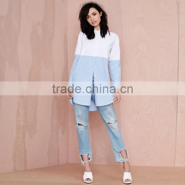 New Fashion Women Long Shirt Wholesale Price photo-5