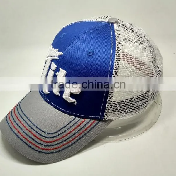 Wholesale Printed Trucker Mesh Cap Embroidery Mesh Trucker Caps With Hight Quality photo-3