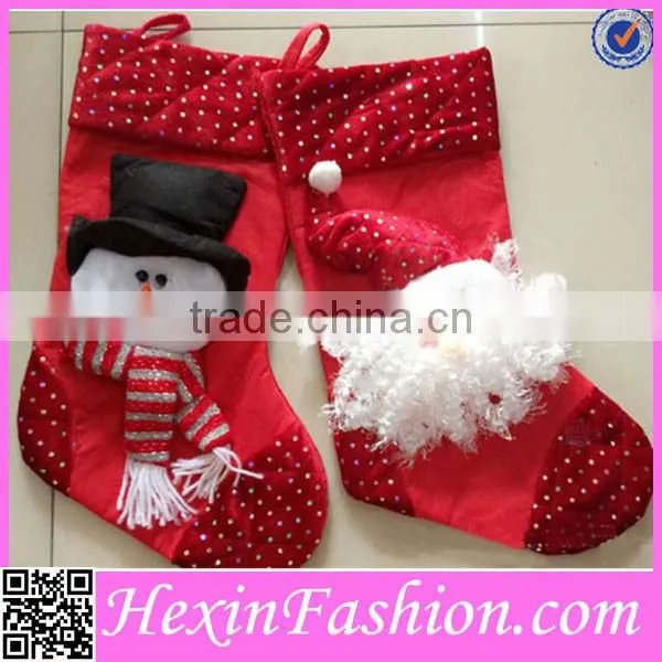 2014 New Style Best Selling Santa Snowman Christmas Stockings photo-3