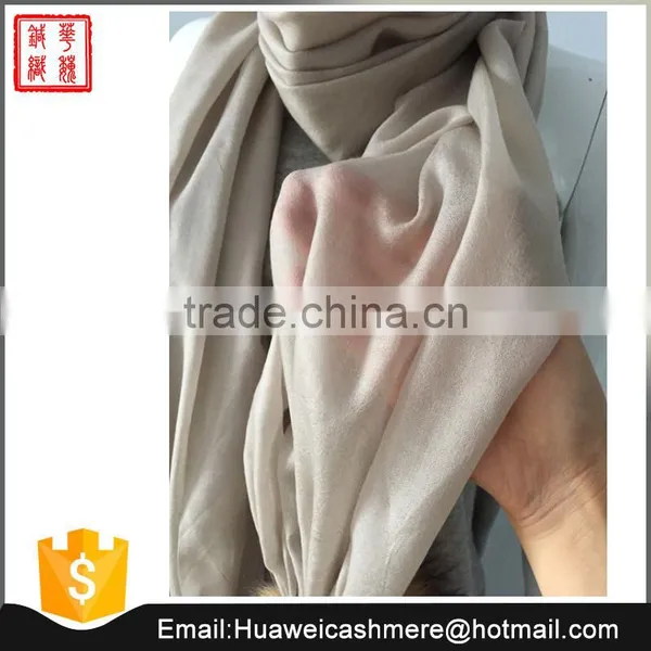 Thin Cashmere Scarf With Pompom photo-3
