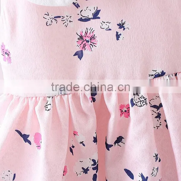 New Design Hot Sale Summer 2017 Baby Clothes Wholesale Printing Cotton Clothing Boutique Custom Kids Baby Birthday Girl Dress photo-4