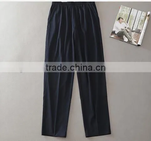 Summer New Old Dad Jeans Straight Loose Casual Pants for Men's Trousers Thin Plus Size Pants of Household photo-3
