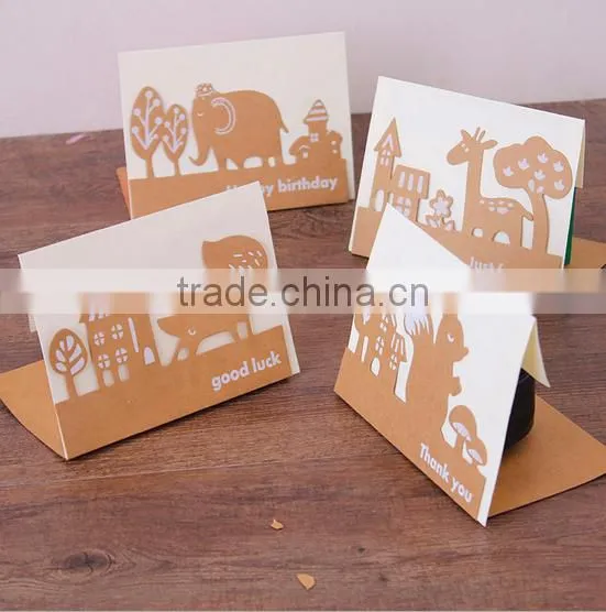 Wholesale Luxury Handmade Decoration Birthday Greeting Card Custom Paper Wedding Invitation Cards 2016 photo-3