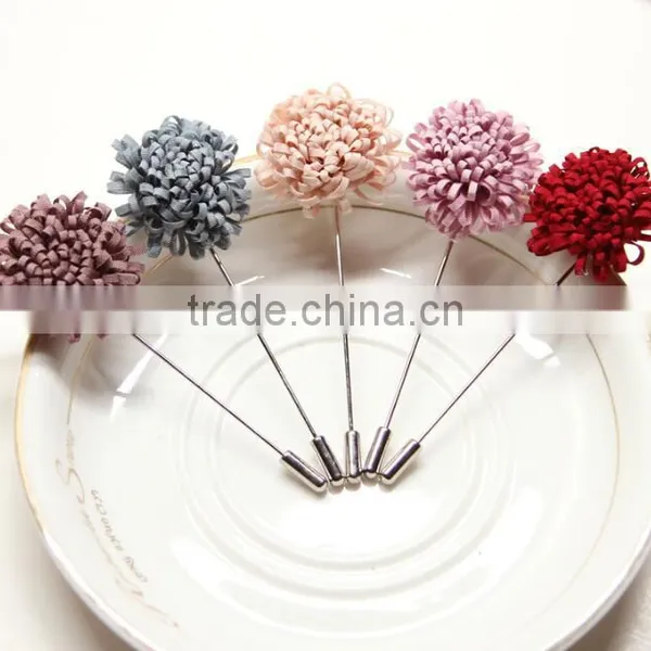 Zm53219a Fashion Fabric Flower Brooches for Man photo-5