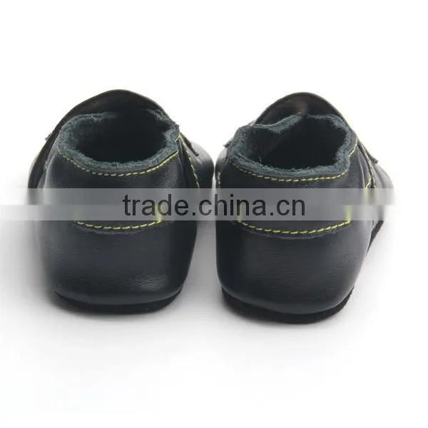 High Quality Bird Pattern Popular Baby Leather Shoes Soft Sole photo-3