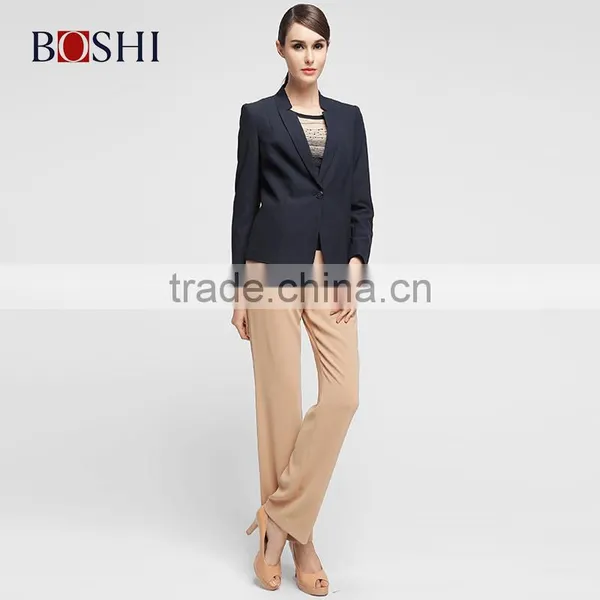 Wholesale New Design Slim Fit Formal Ladies Stylish Pant Suit photo-5