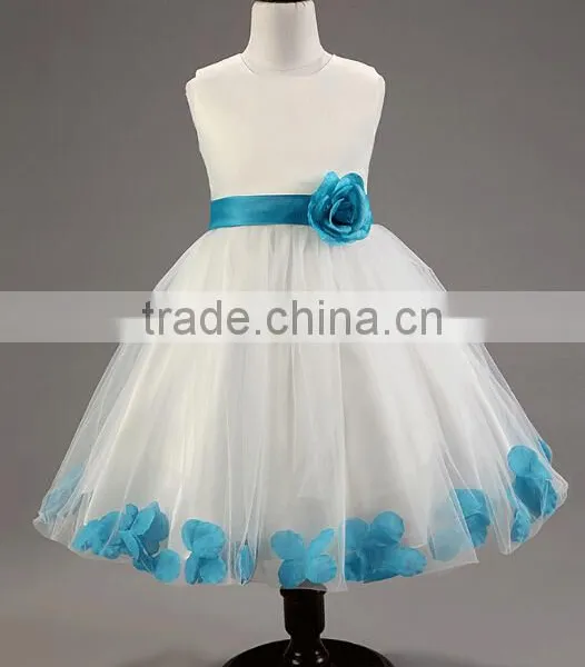 Walson Anna Frozen Cosplay Wholesale Party Frozen Birthday Items Shoulder Flowers Crocheted Skirt photo-3