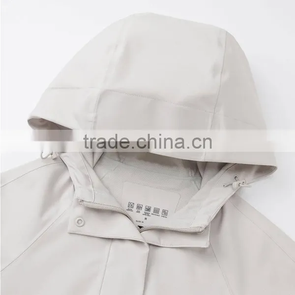All-weather Style Blocktech Waterproof Windproof Long Jacket Women's photo-2