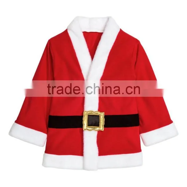 100% Ployester Fashion Christmas Dress Baby Wholesale Santa Pajamas photo-3