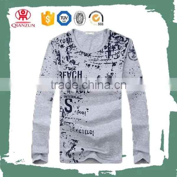 Custom Cotton Long New Model Printing T-shirt photo-2