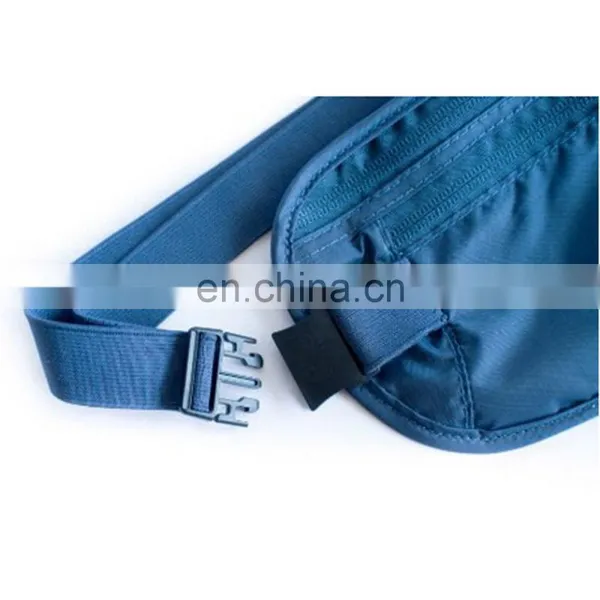 Ultimate Blue Nylon Safe Rfid Blocking Under Clothing Travel Waist Wallet photo-6