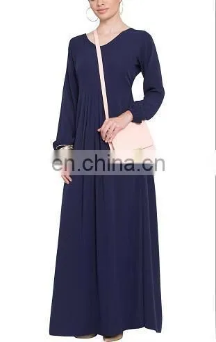 Wholesale Kaftan Abaya Ladies Long Sleeve Islamic Muslim Long Dress photo-3