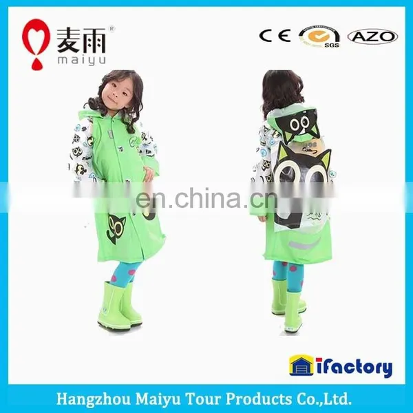 Maiyu Child Rainsuit Pvc With Cartoon Printing photo-2