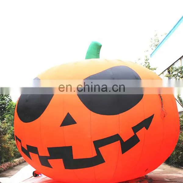 Halloween Outdoor Decorated With Giant Inflatable Pumpkin, Inflatable Pumpkin Balloon photo-2
