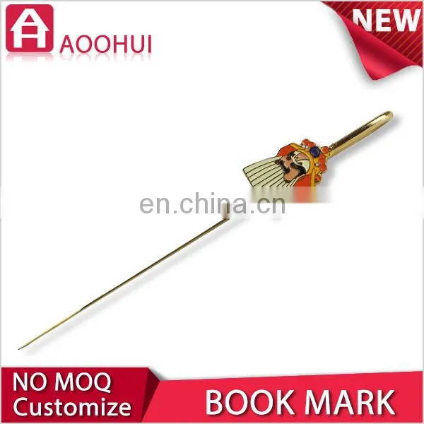 Hot New Design Gold Plating Brass Bookmark photo-2