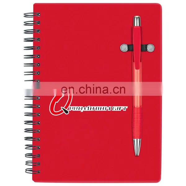 Pen Buddy Spiral 70sheet Lined Notebook Set With Ball Pen and Translucent Color Cover photo-6