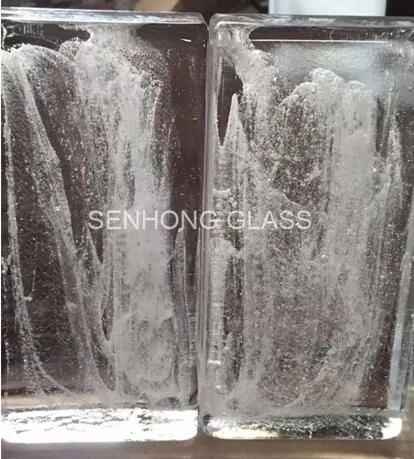 Clear Frosted Solid Transparent Glass Brick