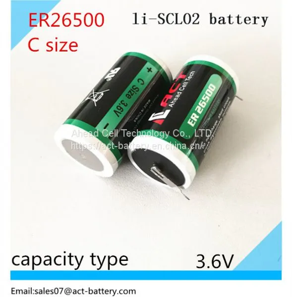 Primary Li-SOCl2 3.6V C Size Lithium Battery