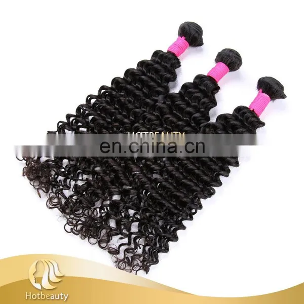 Super Quality 7A Grade Virgin Brazilian Deep Wave Human Hair Extension photo-2