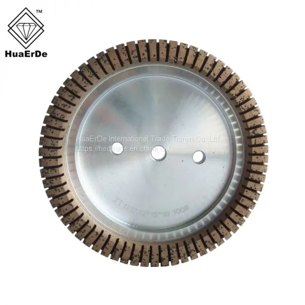 Dense-tooth Diamond Grinding Wheel Segmented Diamond Cup Wheel Diamond Tool Metalworking 175*15*12mm Copper photo-3