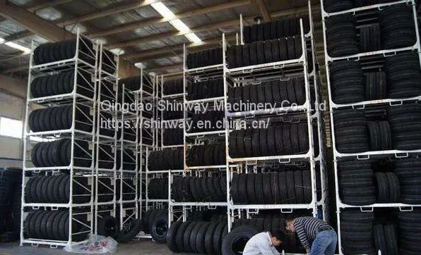 Foldable Tyre Stack Racking, Foldable Tyre Rack photo-4