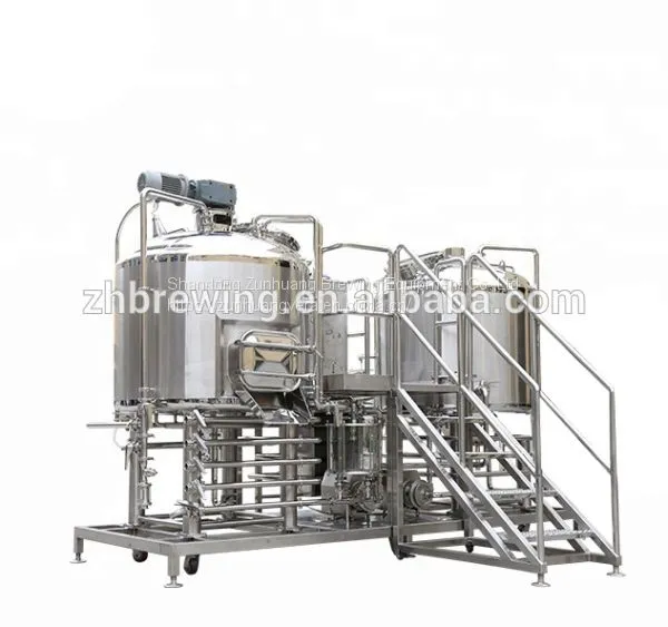 500L Beer Microbrewery Equipment Beer Making Equipment 5bbl Beer Brew Kettles photo-2