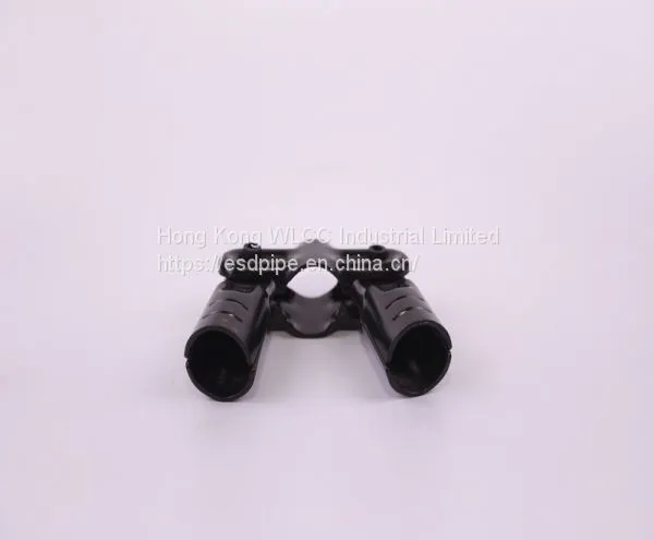 Coasted Pipe Black Metal Joint