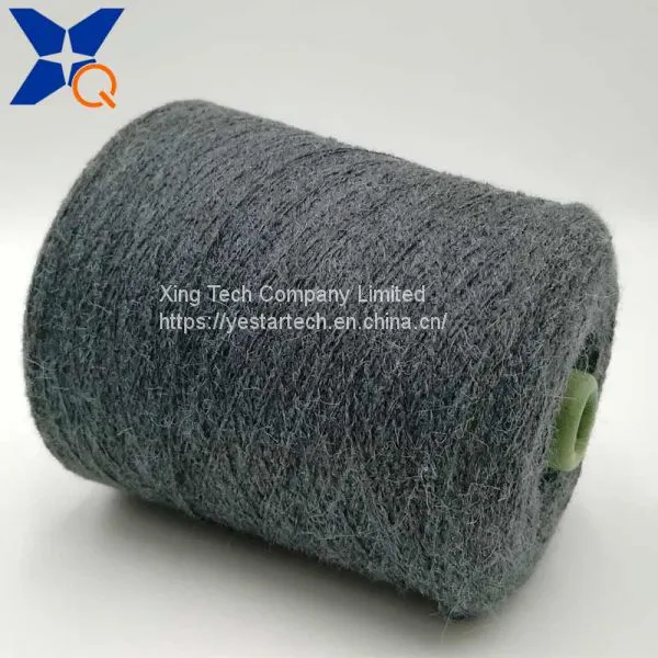 Clamp Design and Color Black Carbon Inside Filaments 200D Twist With 3 Plies Nm30 100% Bulky Acrylic Staple Fiber for Conductive-XT11760 photo-5