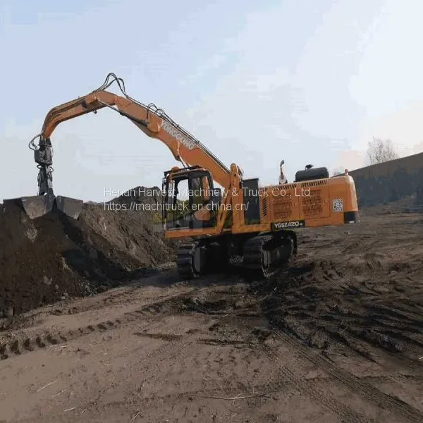Port Material Handling Excavator 60 Ton Port Unloader Port Crane In Indonesia, Thailand, Bangladesh, Myanmar, Laos, Vietnam photo-3
