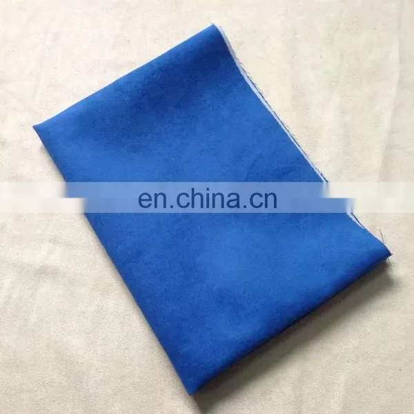 100% Polyester Suede Fabric Garment Sofa Bed Fabric photo-3