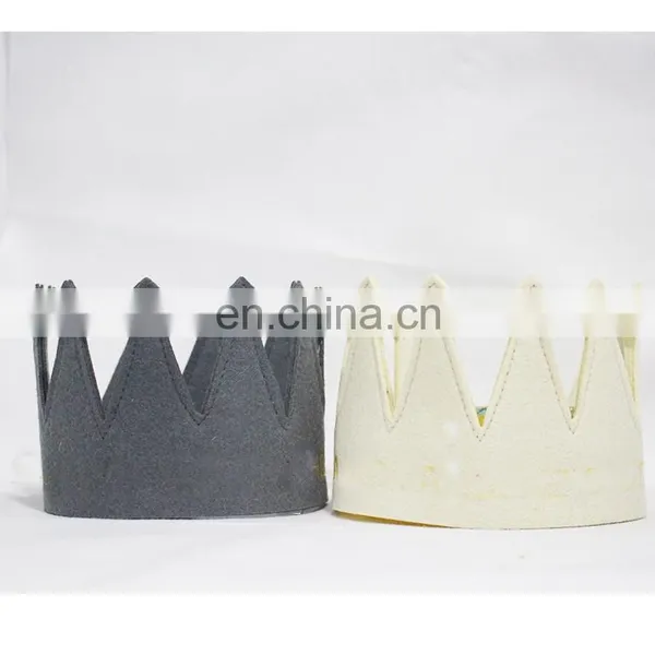 Birthday Decoration Small Felt Crown for Kids photo-5