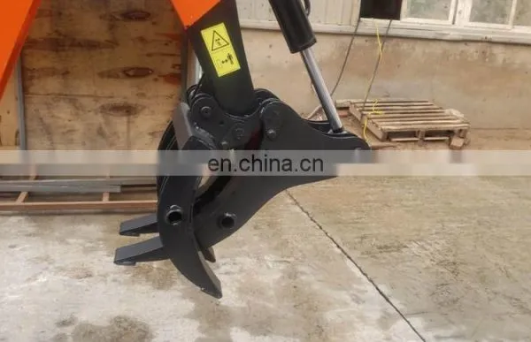 0.8t-3.5t Excavator Drilling Grab Hammer Quick Hitch Crawler Riper Rake Bucket Attachment for Excavator photo-7